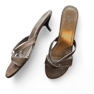 Vintage Candies Brown Kitten Heels